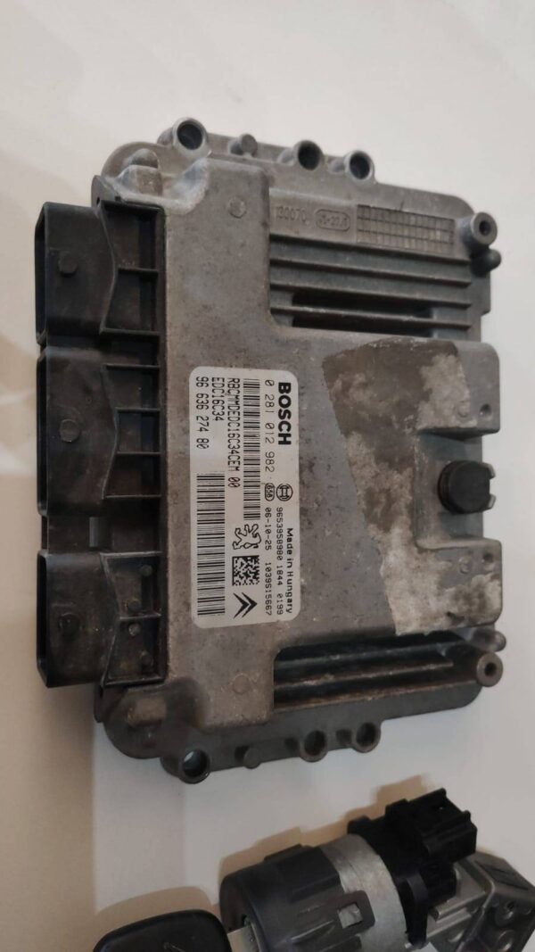 kit de arranque citroen jumpy 1.6 2007 centralita 9663627480 BSI 9664368980 - Imagen 2