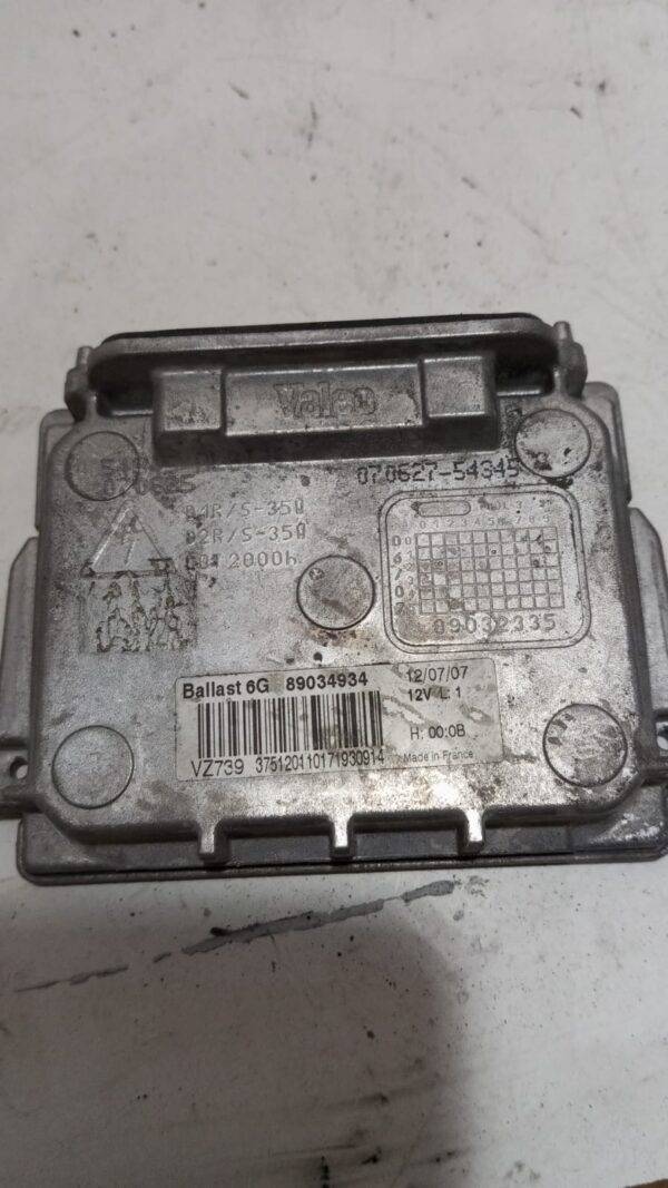 REF 070704 89034934 070062754345 BALASTO XENON RENUALT LAGUNA III FARO DERECHO 2007