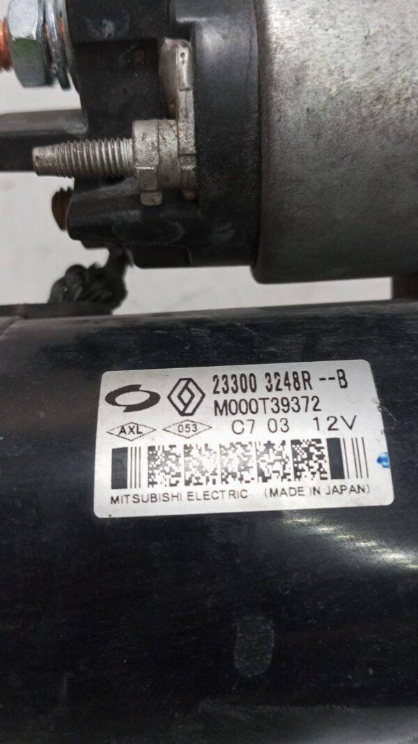 REF 233003248R M000T39372 12V MOTOR DE ARRANQUE RENAULT VIVARO B 1.6 AÑO 2017 ORIGINAL - Imagen 2