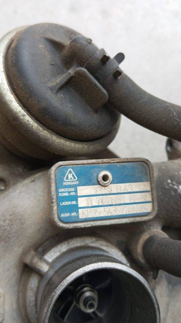 REF 73501343 TURBOCOMPRESOR OPEL CORSA 54351014808 1D710016091 00400 KP35-54359700005 - Imagen 2