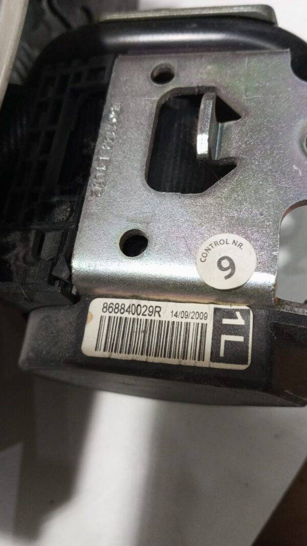REF 868840029R 6154423 CINTURON SEGURIDAD CONDUCTOR RENAULT LAGUNA III AÑO 2007 - Imagen 5