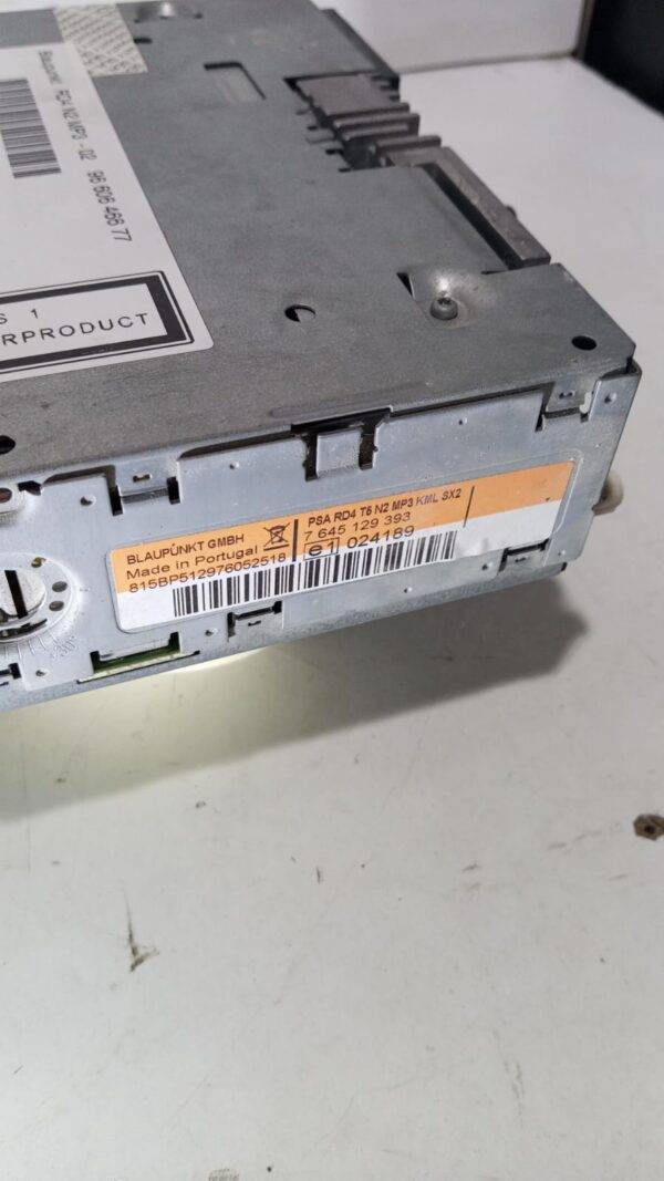 REF 7645129393 RADIO CITROEN C8 MP3 PEUGEOT 807 9660646677 96606466XT - Imagen 2